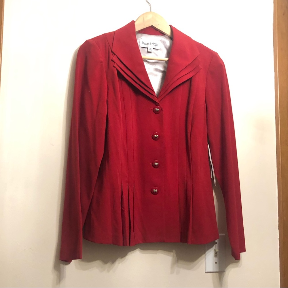 Red blazer